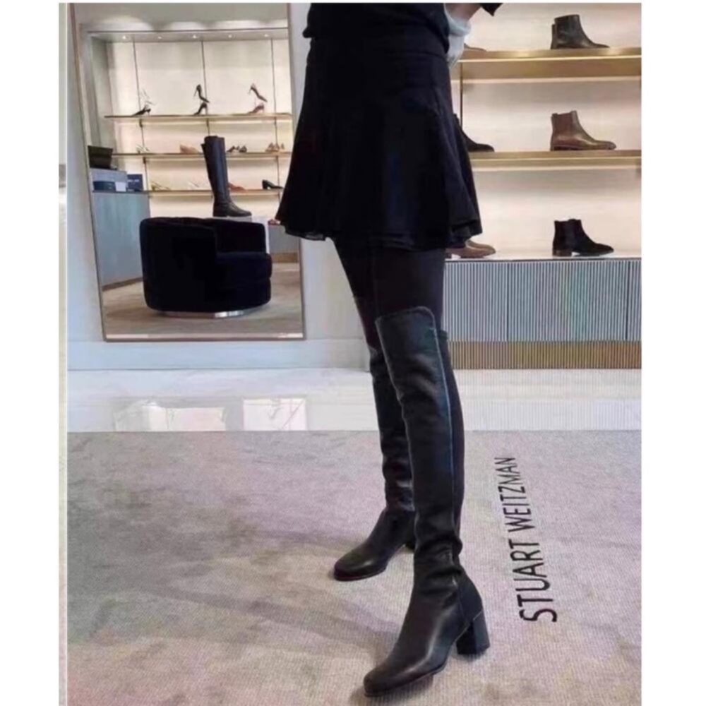 Stuart Weitzman Black Over the Knee Boots